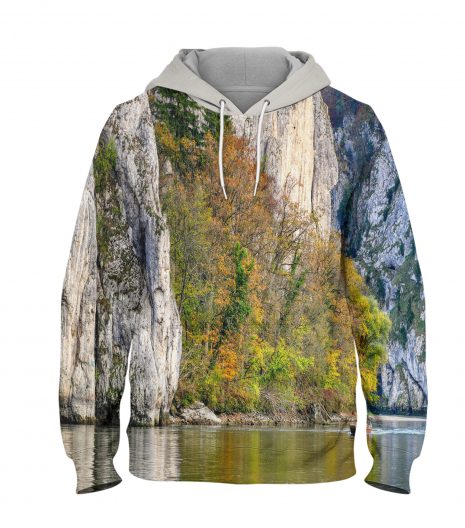 Danube Gorge – 3D Printed Pullover Hoodie