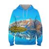 Earth Scenic – 3D Printed Pullover Hoodie