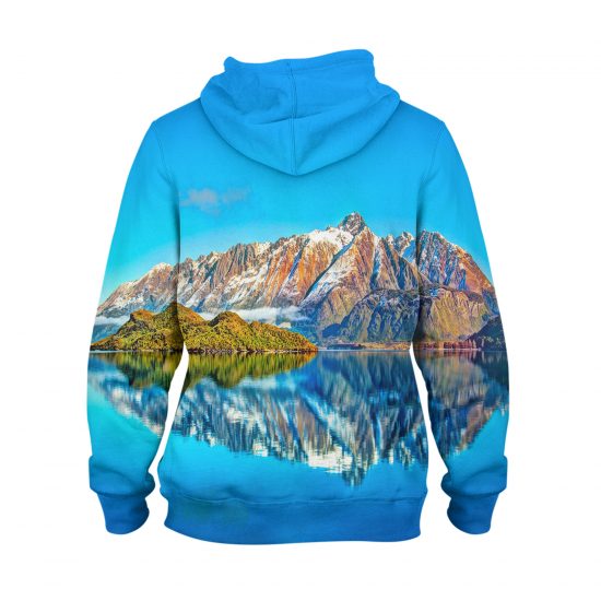 Earth Scenic – 3D Printed Pullover Hoodie