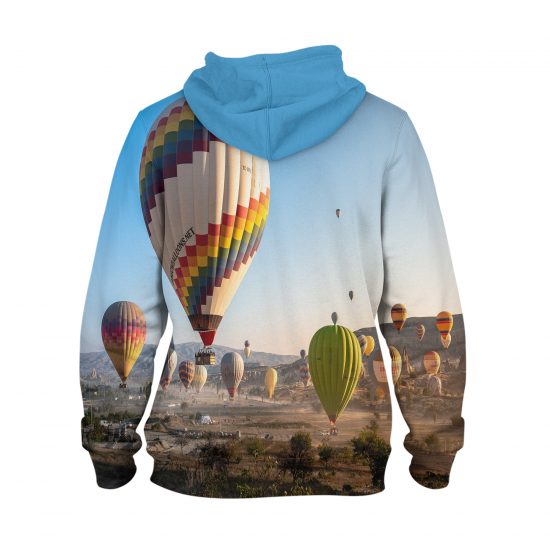 Hot Air Balloons – 3D Printed Pullover Hoodie