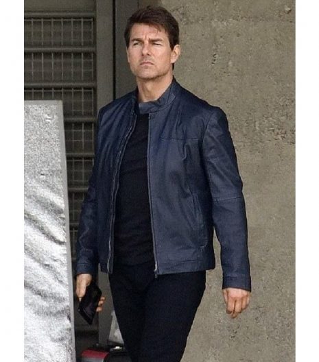 Mission Impossible 7 Tom Cruise Leather Jacket 2021