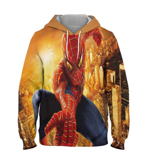 Spider Man Orumcek Adam Hoodie – 3D Printed Pullover Hoodie