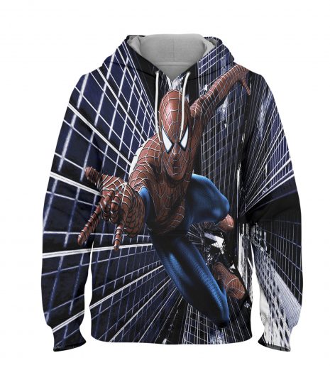 Spider man Hoodie – 3D Printed Pullover Hoodie