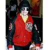 Michael Jackson Mickey Mouse Letterman Varsity Bomber Jacket