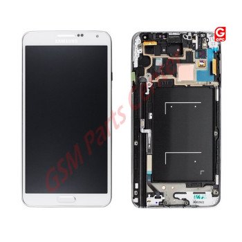 Samsung N9005 Galaxy Note 3 LCD Display + Touchscreen + Frame GH97-15209B White