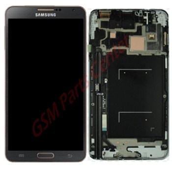 Samsung N9005 Galaxy Note 3 LCD Display + Touchscreen + Frame GH97-15209F Black Gold