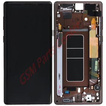 Samsung N960F Galaxy Note 9 LCD Display + Touchscreen + Frame GH97-22269D;GH97-22270D Metallic Copper