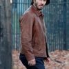 John Wick Keanu Reeves Leather Jacket
