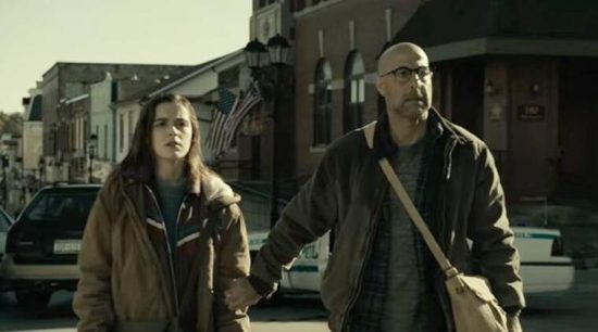 STANLEY TUCCI THE SILENCE BROWN JACKET