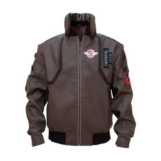 Samurai Stylish Brown Leather Jacket