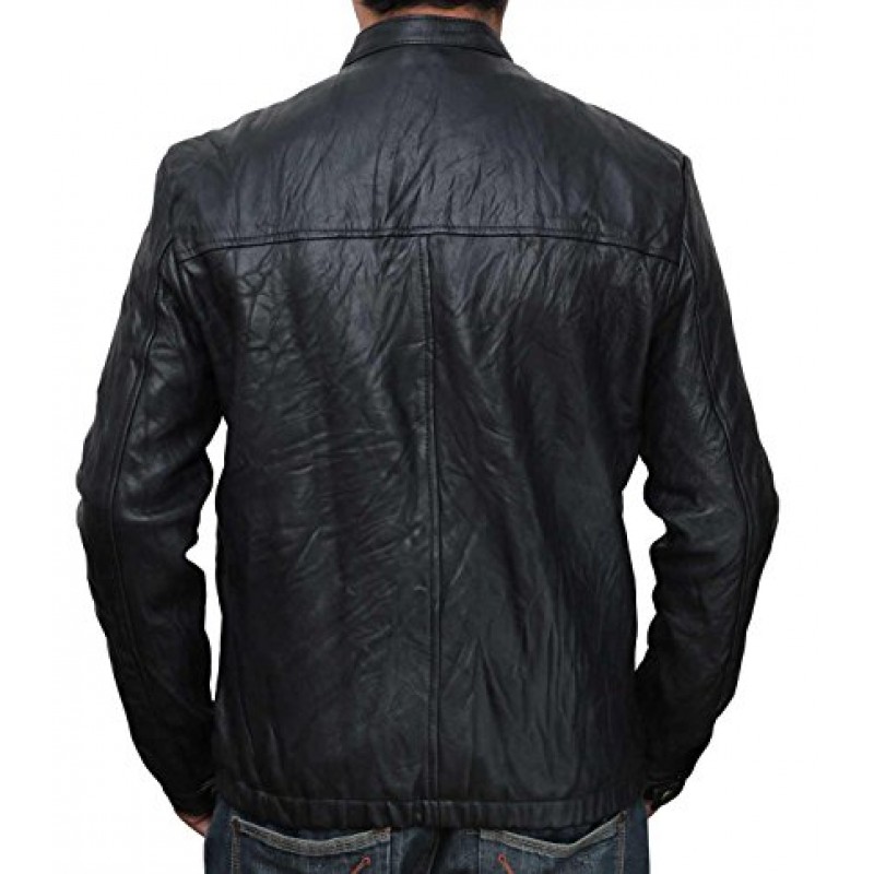 Black Wrinkle Snap Real Leather Jackets-800×800