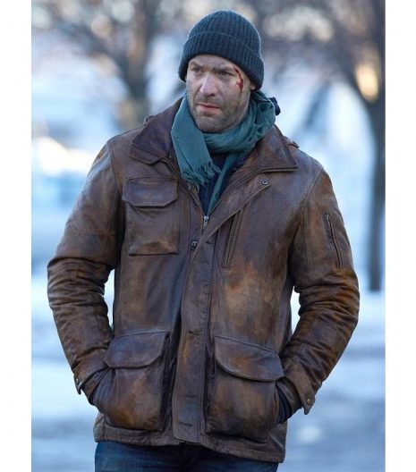 Corey Stoll The Strain Brown Leather Jacket