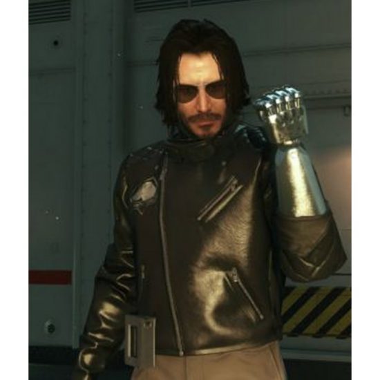 Cyberpunk 2077 Johnny Silverhand Leather Jacket