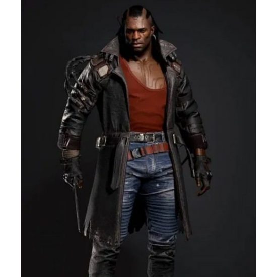 Cyberpunk 2077 Placide Leather Trench Coat