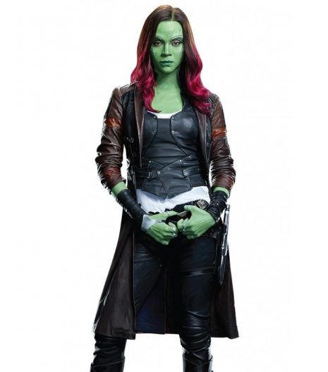 Gamora Leather Coat Guardians Of The Galaxy Vol 2 For Women