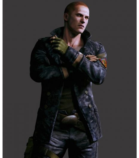 Resident Evil 6 Jake Muller Blue Leather Jacket