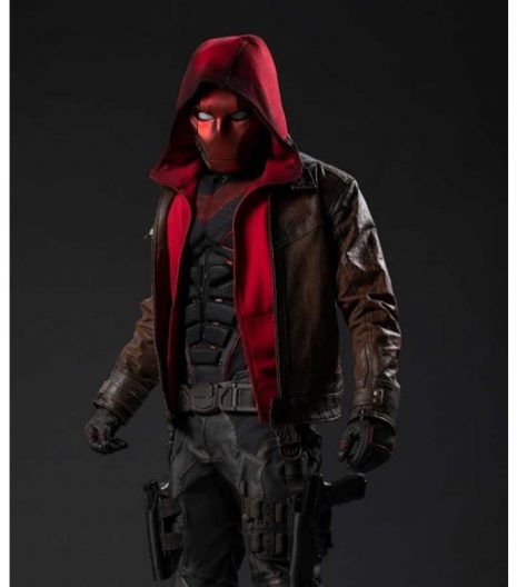 Jason Todd Titans S03 Red Hood Leather Jacket