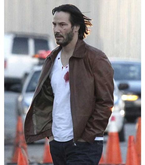 John Wick Keanu Reeves Real Leather Jacket
