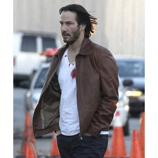 John Wick Keanu Reeves Real Leather Jacket
