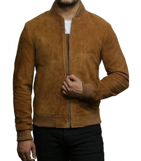 : Mens Retro Vintage Brown Real Leather Jacket