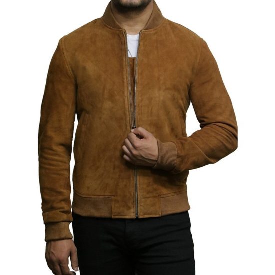 : Mens Retro Vintage Brown Real Leather Jacket