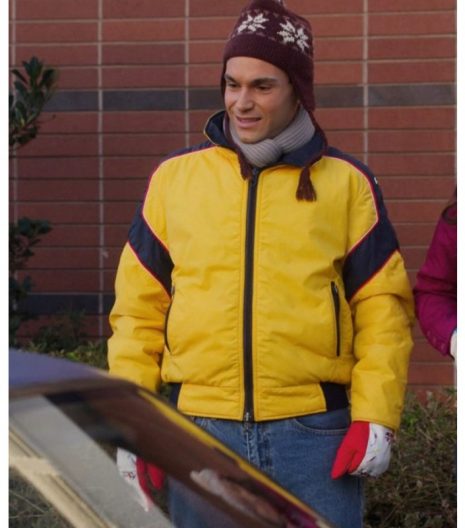 The Goldbergs Troy Gentile Yellow Cotton Jacket