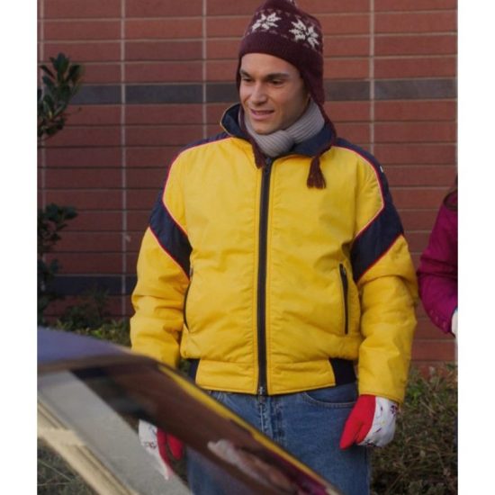 The Goldbergs Troy Gentile Yellow Cotton Jacket